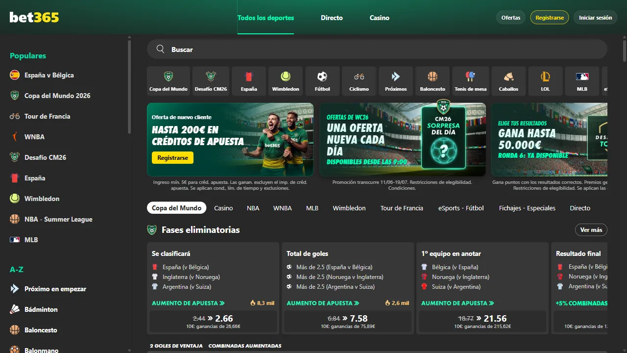 Captura 1 de Bet365